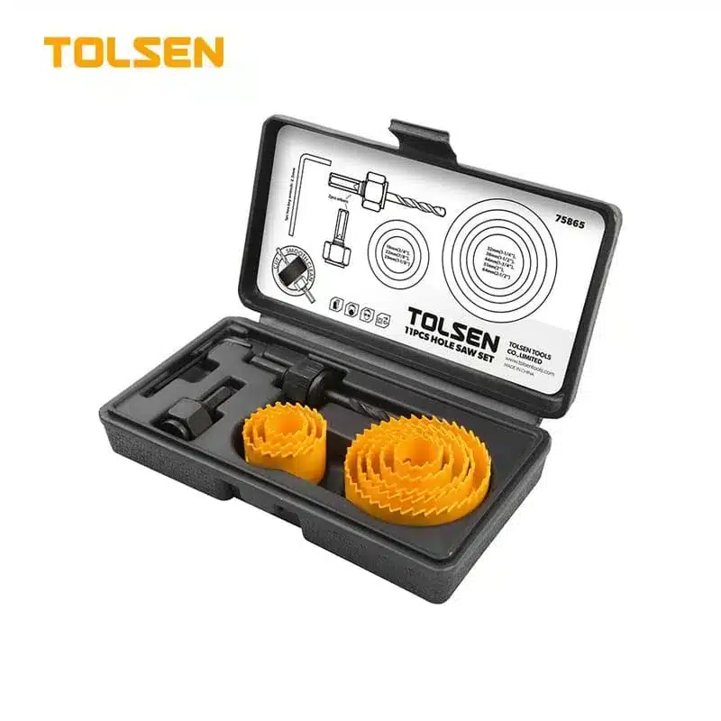 Bộ 11 Vòng Khoét Lỗ , TOLSEN - 75865
