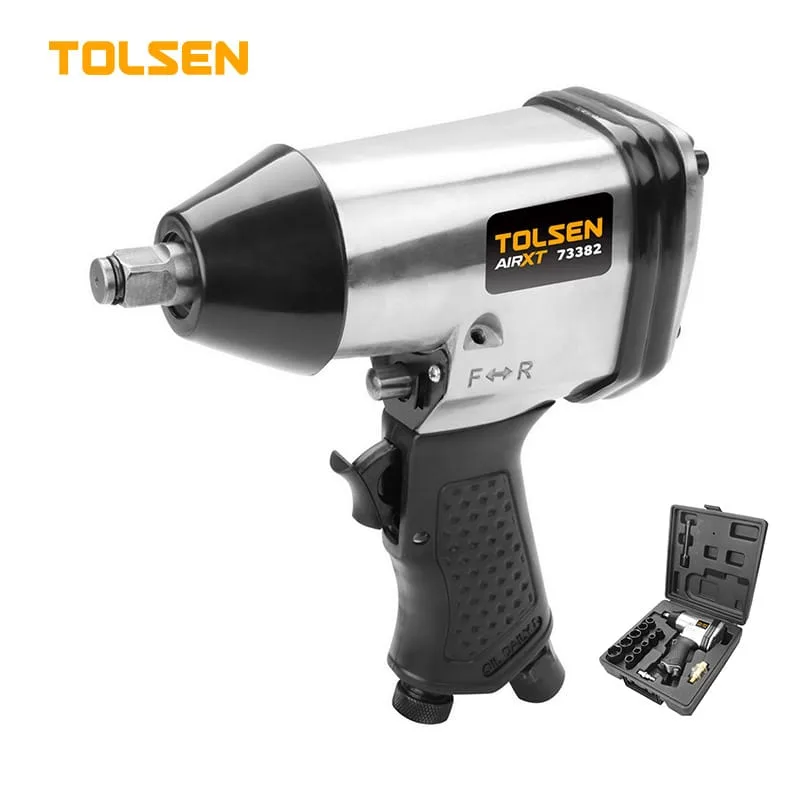 Bộ 17 Món Súng Hơi Mở Bu Lông 1/2'' TOLSEN - 73382