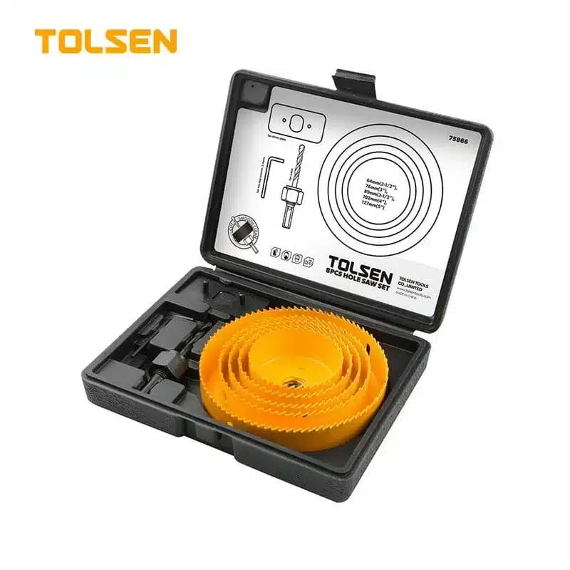 Bộ 8 Vòng Khoét Lỗ Lớn TOLSEN - 75866
