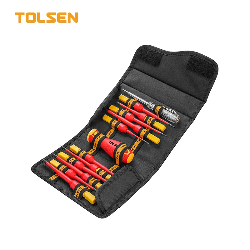 Bộ 13 Cây Tua Vít Cách Điện (Công Nghiệp) TOLSEN - 38017