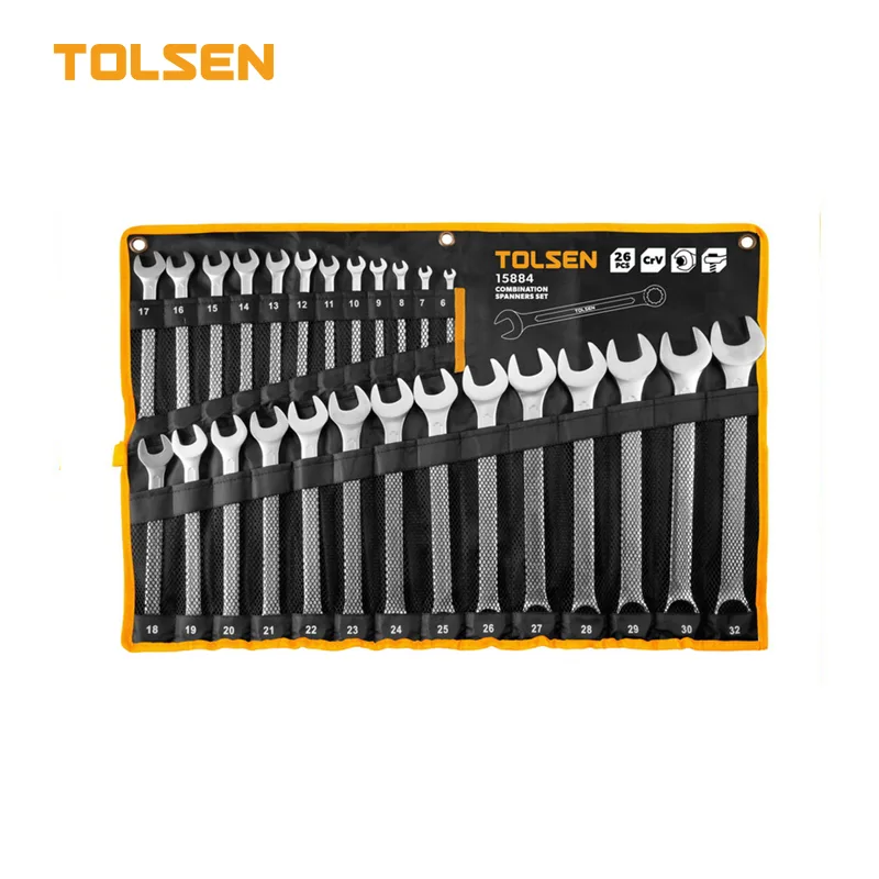Bộ Cờ Lê Vòng Miệng 26Pcs (6Mm-32Mm) TOLSEN - 15884