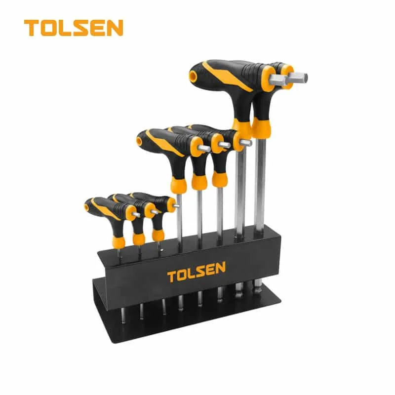 Bộ Tua Vít Chữ T Đầu Lục Giác 8Pcs TOLSEN - 20064