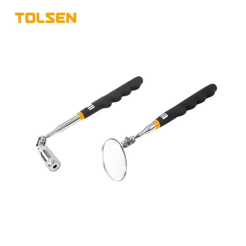 Bộ Công Cụ Nam Châm Nhặt Vật Có Đèn Led Và Gương 5Lbs TOLSEN - 66005