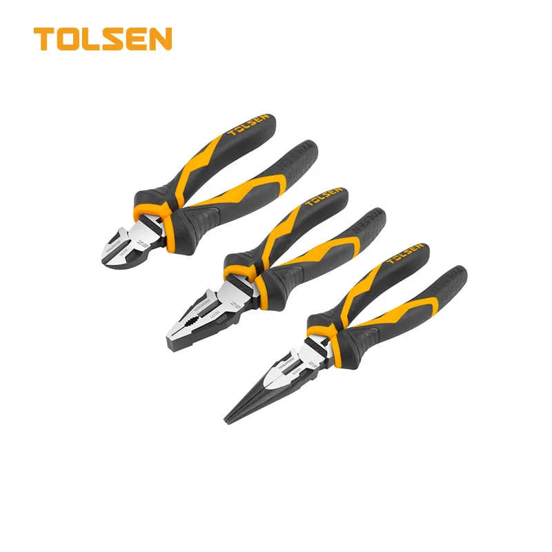 10411 Tolsen - Bộ Kìm Tăng Lực 3 Chi Tiết