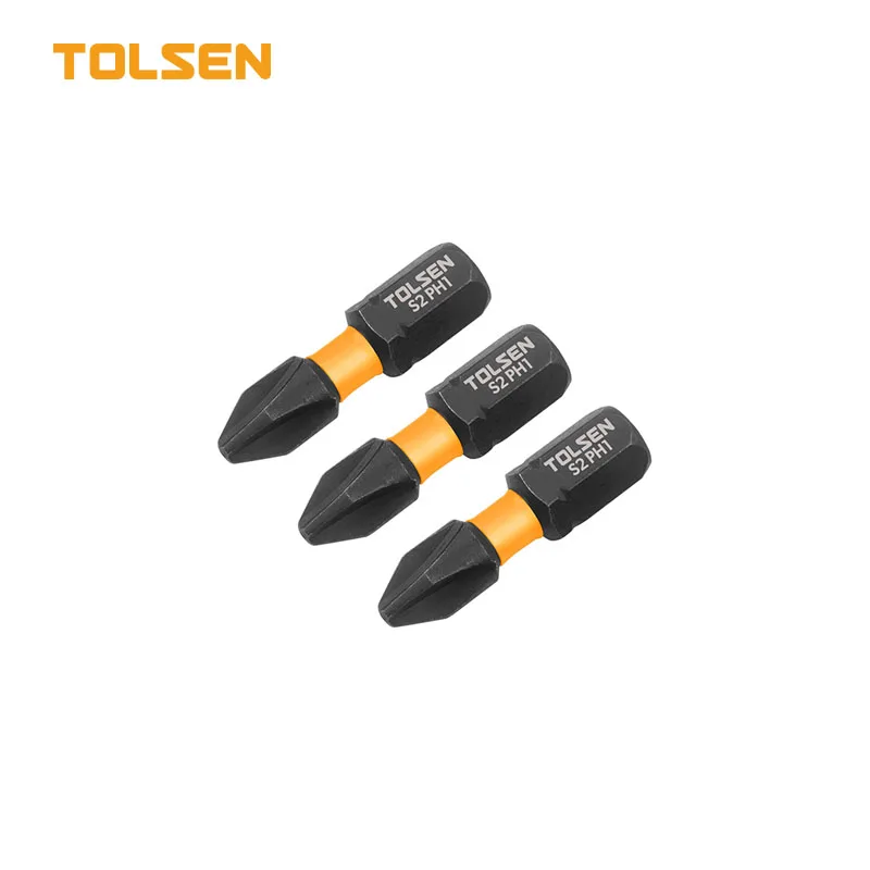 20501-Tolsen Bộ Đầu Vít Bake Chịu Lực 3 Chi Tiết (Ph1X25Mm)