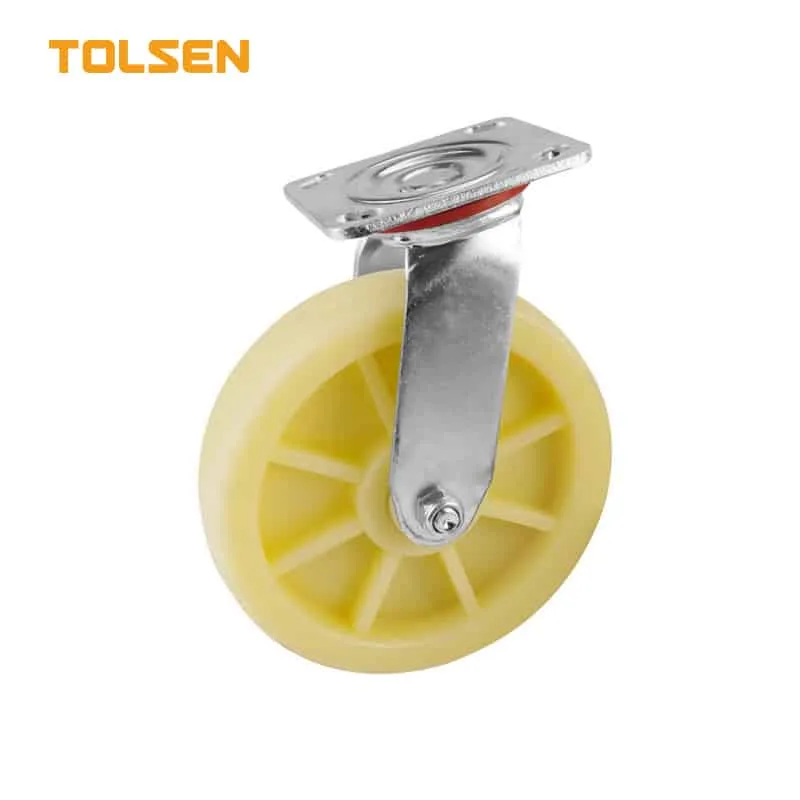 62933 Tolsen - Bánh Xe Xoay Có Khóa PP 5" (125mm)